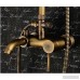 Gowe Laiton antique support mural pluie Set robinet de douche baignoire robinet mitigeur pour colonne de douche B01D7DBAQO